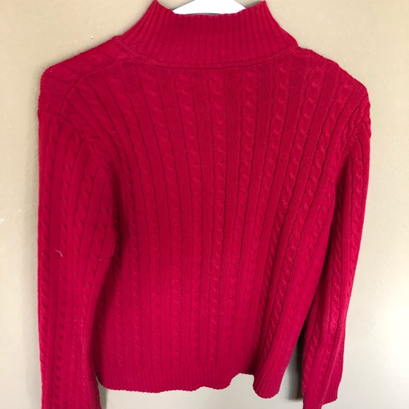 ⚡️SOLD Vintage RL Red Knitted Turtleneck - Picture 3 of 6